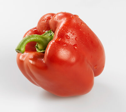 Rote Paprika, Perfekt,food,weiss