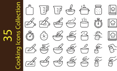 35 Cooking Icons Collection