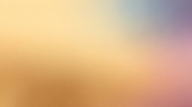 Soft gradient background featuring warm golden tones blending into subtle cool pastel hues - Powered by Adobe
