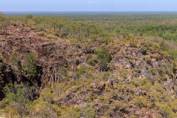 オーストラリアのノーザンテリトリー　リッチフィールドの壮大な風景