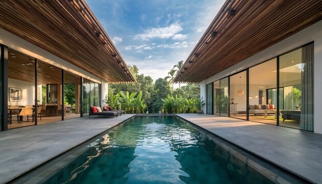 Tropical Villa Retreat with Infinity Pool