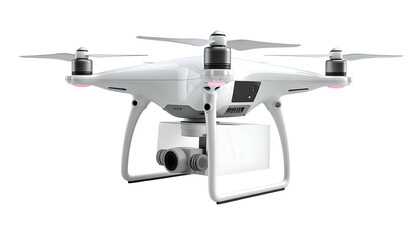 Modern aerial photography device with four propellers and a downward facing camera