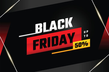 Black Friday Sale Modern Geometric Banners Marketing Design