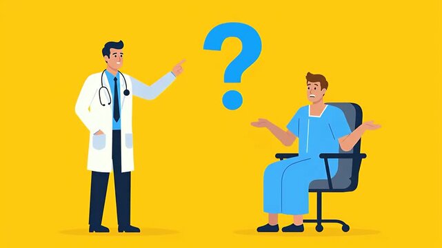 Doctor and Patient Discussing Health Questions and Diagnosis.