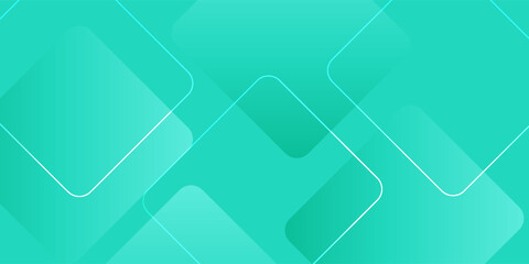 Abstract Geometric Gradient Background Design in Blue and Green Tones