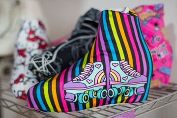 Cubre botas coloridos para patines 