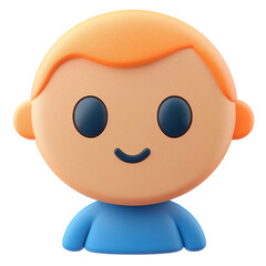 Happy child smiley face