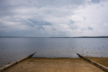 Obraz premium Étang de Biscarrosse et de Parentis en France