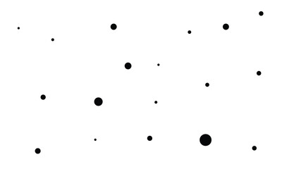 simple geometric dotted texture background, minimal black circles vector, plain dots design