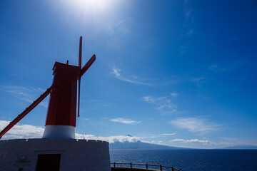 São Jorge island landscapes, Azores archipelago, travel and explore Portugal.