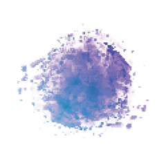 Abstract watercolor background with colorful paint splashes and artistic texture