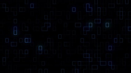 Abstract Digital Data Technology Grid Fx Background Loop, Animated abstract background with digital data technology graphic grid seamless looping in 4k. - Powered by Adobe