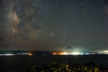 São Jorge island landscapes, Azores archipelago, travel and explore Portugal.
