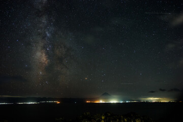 São Jorge island landscapes, Azores archipelago, travel and explore Portugal.