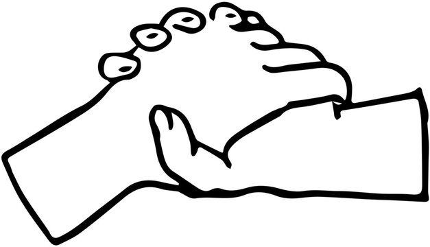 Mains serr&eacute;es