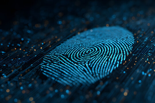 An intelligent cyber security system that encrypts information using fingerprints AI Generation