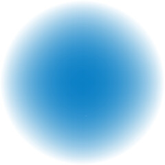 Teal Round Transparent Gradient