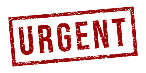 Urgent Sign Word Text Rubber Stamp Grunge Effect Vector Illustration