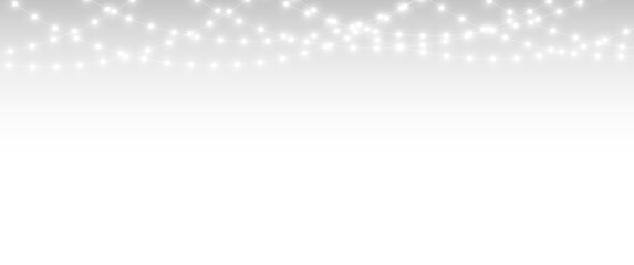 Winter Festive Garland with Glowing Lights, Gold Decorations, and Holiday Cheer