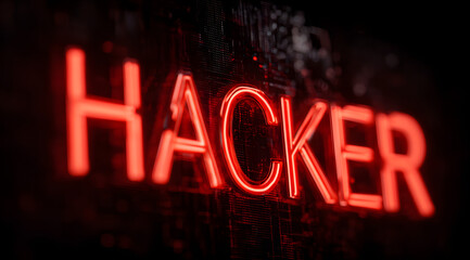 Hacker attack. Security breach, system hacked, internet cyber attack alert with red broken padlock, cybersecurity