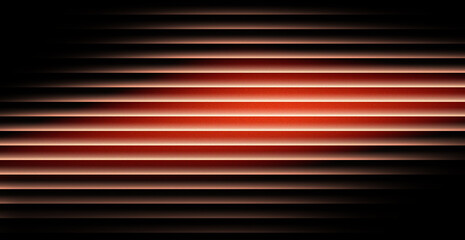 Dramatic light shines through window blinds creating a modern and intriguing abstract pattern perfect for backgrounds or artistic design projects