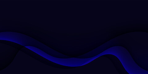 Premium neon light dark background with sophisticated colored fabric and flowing graphic elements. Modern trendy design in Vector Illustration