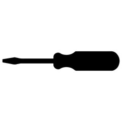 Black screwdriver, a simple tool for home repair