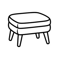 wooden chair isolated on white