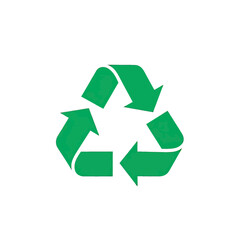 Obraz premium Global commitment to sustainability and environmental protection with the universal recycling symbol embracing Earth's continents.