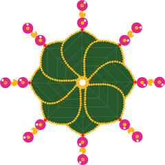 wreath on a white background