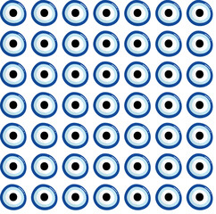 evil eye pattern background