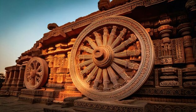 Konark Sun Temple &ndash; The Majestic Chariot Wheels & Sharp Ancient Carvings