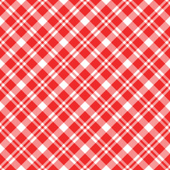 Seamless red,white color check heart pattern.Repeating patern plaid. Checkered design for prints.Repeated tartan fabric.Vector scottish fabriс. Ekose texture.Madras flannel.Checker line.Stripe gingham