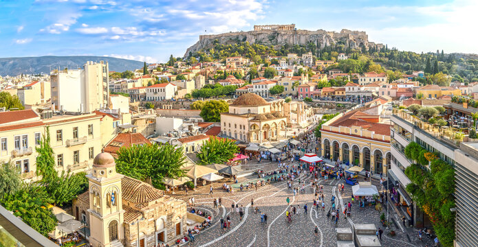  Athens and the famous Acropolis