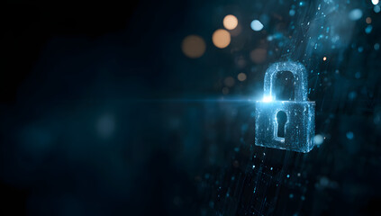 Cyber ​​security and data protection, internet network security, protect business and financial transaction data from cyber attack, user private data security encryption. Generative AI