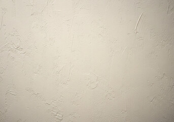 Creamy beige textured wall background with rough plaster finish and uneven surface
