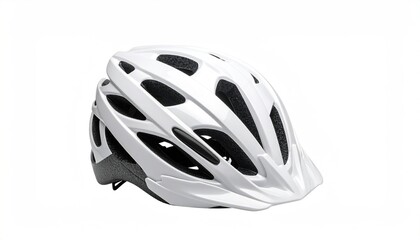 Fototapeta premium Bicycle helmet isolated on white