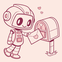 Little Robot Mailbox 1