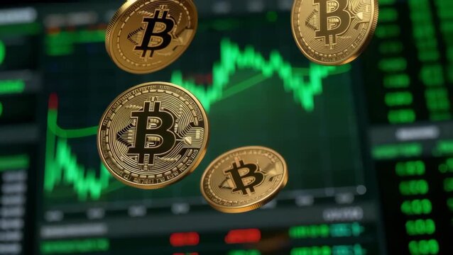 Bitcoin BTC Price Stock Market Graph Risk Cripto Currency