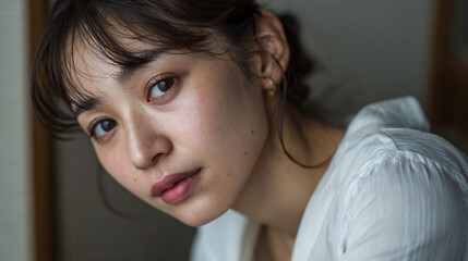 Fototapeta premium Portrait of asian woman.