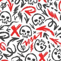 Grunge marker design