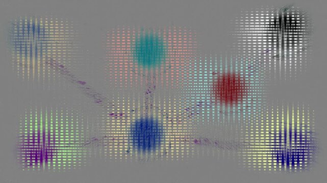 Sfondo animato con cerchi colorati