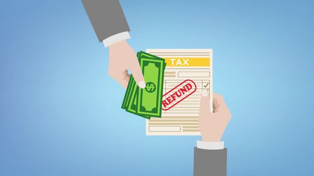 Tax refund illustration
