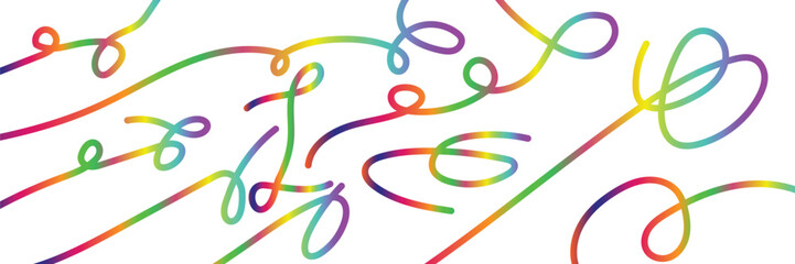 line art Vivid red and blue 3D twisted ribbon — Striking color contrast with dynamic motion and curved forms. Modern fluid gradient perfect for artistic visuals, posters, and digital design