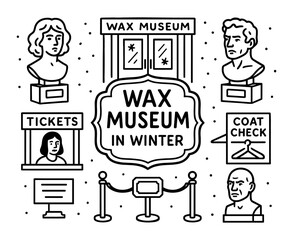 Winter wax museum experience: entry, exhibits, and services visual guide