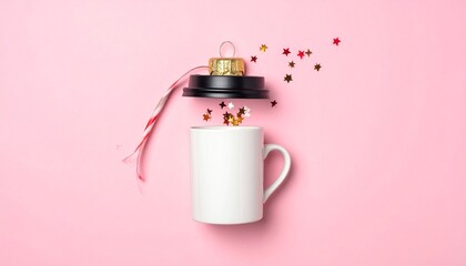 Whimsical Coffee Cup Ornament