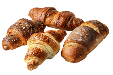 Croissants selection.