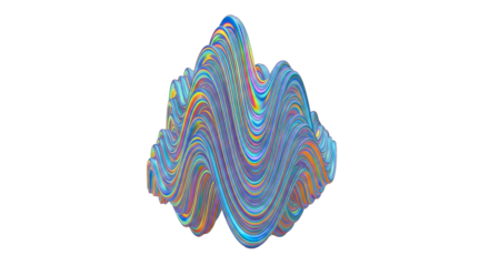 Abstract digital art form with vibrant colors and intricate patterns.