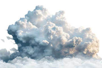 Cumulus Cloud isolated.