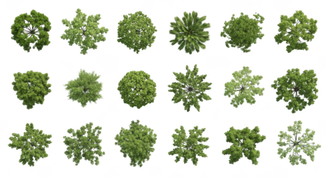 Tree isolated on transparent background